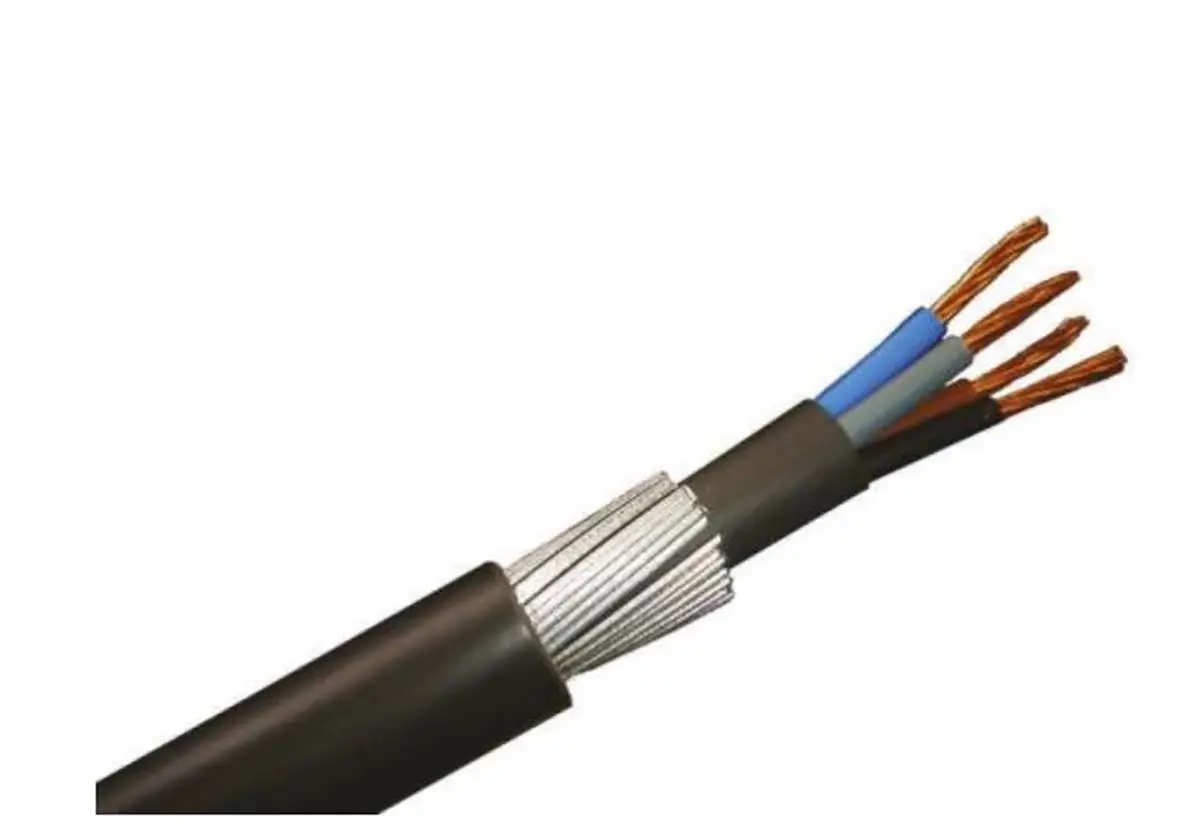 Produktfoto 1 von RS PRO Netzkabel, 4-adrig Schwarz /Ø 16.6 mm Außen-ø , 100 m 90 °C, 600/1000 V, Polyvinylchlorid