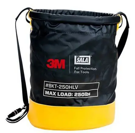 Produktfoto 1 von 3M Gelb, Schwarz Vinyl Tasche für Sicherheitsausrüstung Sicherheitsbehälter aus Vinyl mit Klettverschluss