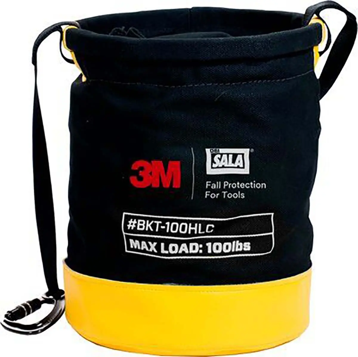 Produktfoto 1 von 3M Schwarz, Gelb Leinen Tasche für Sicherheitsausrüstung Sicherheitsbehälter aus Vinyl mit Klettverschluss
