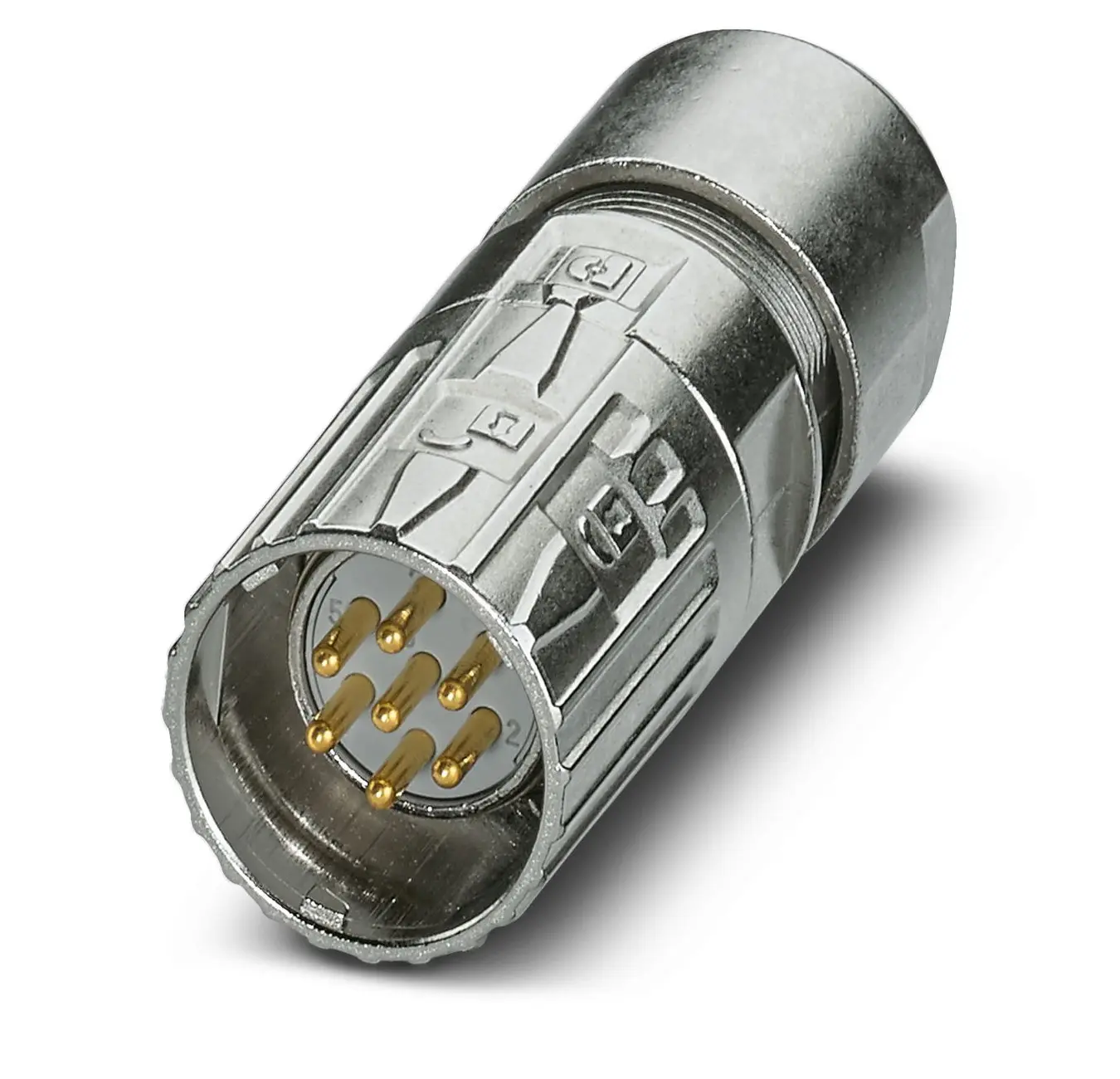 Produktfoto 1 von Phoenix Contact M23 PRO 27 mm M23 Rundsteckverbinder Buchse 8-polig Stecker Kabel IP66, IP68