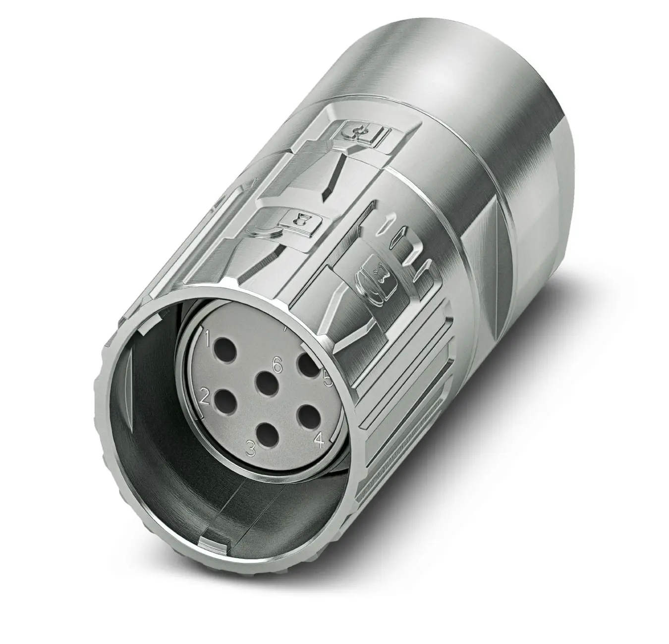 Produktfoto 1 von Phoenix Contact M23 PRO 27 mm M23 Rundsteckverbinder Buchse 8-polig Buchse Kabel IP66, IP68