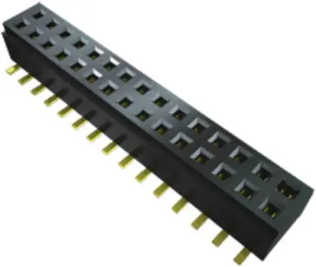 Produktfoto 1 von Samtec CLM Leiterplattenbuchse Gerade Oberfläche 4-polig / 2-reihig, Raster 1 mm Lot