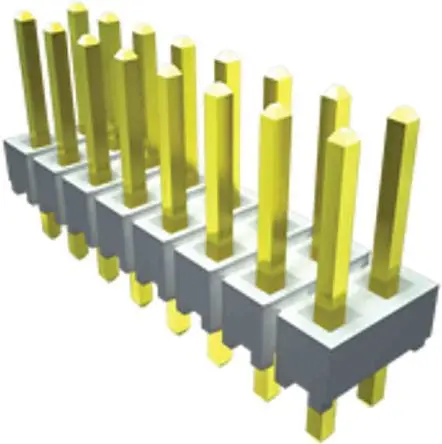 Produktfoto 1 von Samtec HTSW Stiftleiste, 50-polig / 1-reihig, Raster 2.54 mm Raster, Unisoliert