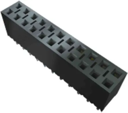 Samtec BCS Leiterplattenbuchse Gerade Durchsteckmontage 3-polig / 1-reihig, Raster 2.54 mm Lot