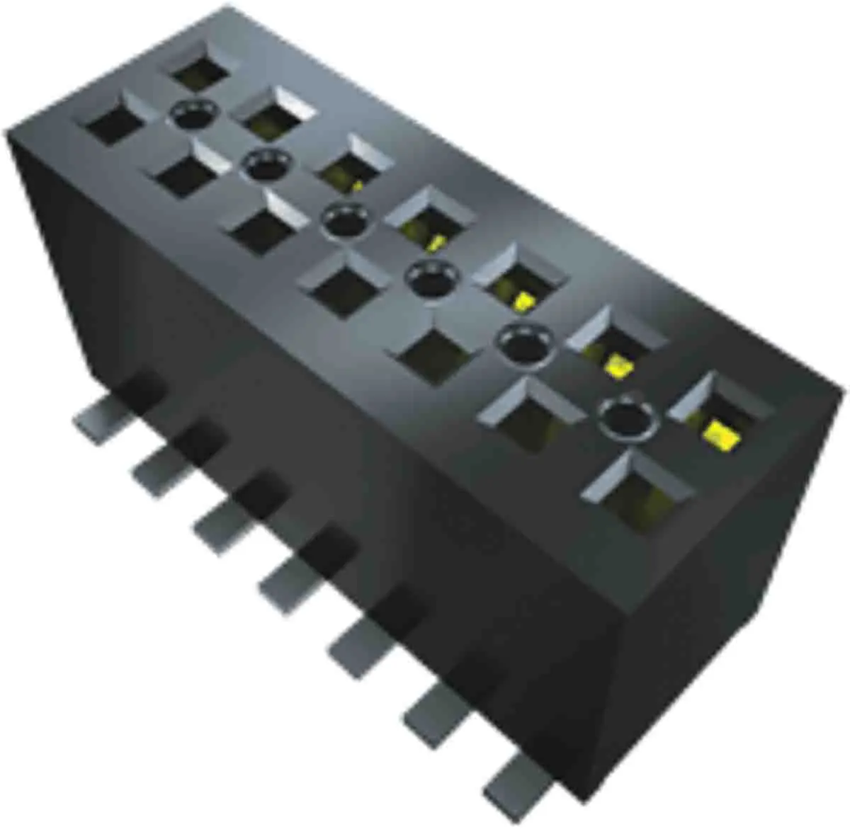 Produktfoto 1 von Samtec FLE Leiterplattenbuchse Gerade SMD 100-polig / 2-reihig, Raster 1.27 mm Lot