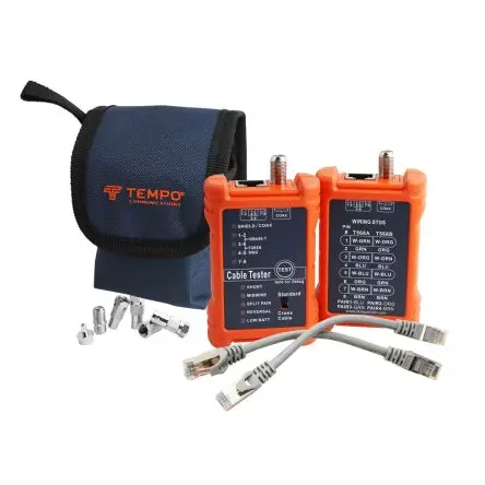 Produktfoto 1 von Tempo PA1594 Netzwerktester, Netzwerk Prüfgerät, UTP RJ45