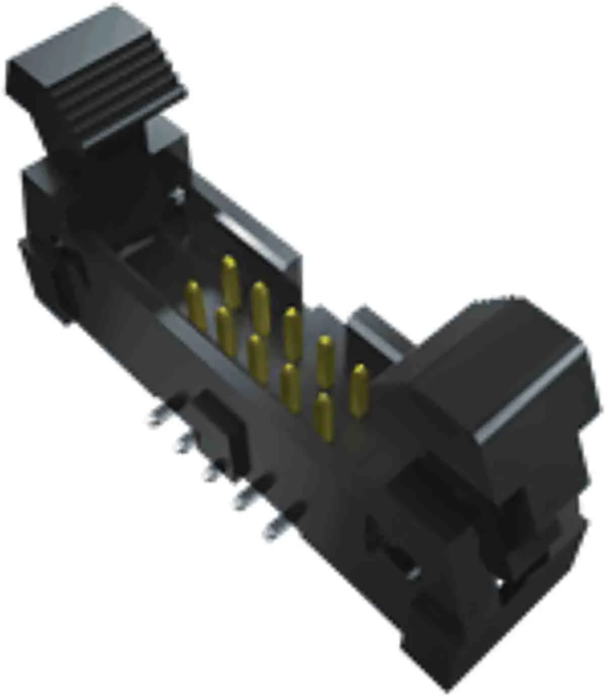 Produktfoto 1 von Samtec EHT Leiterplattenleiste Stecker, Gerade, 10-polig SMD / 2-reihig, Raster 2 mm