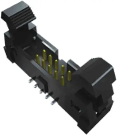 Produktfoto 1 von Samtec EHT Leiterplattenleiste Stecker, Gerade, 10-polig Oberfläche / 2-reihig, Raster 2 mm