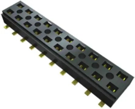 Produktfoto 1 von Samtec CLT Leiterplattenbuchse Vertikal Oberfläche 40-polig / 2-reihig, Raster 2 mm Lot
