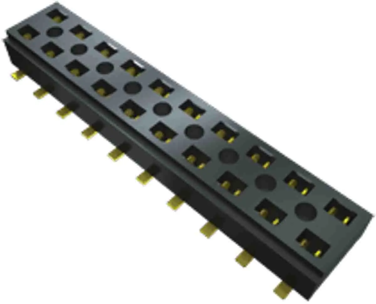Produktfoto 1 von Samtec CLT Leiterplattenbuchse Vertikal Oberfläche 40-polig / 2-reihig, Raster 2 mm Lot