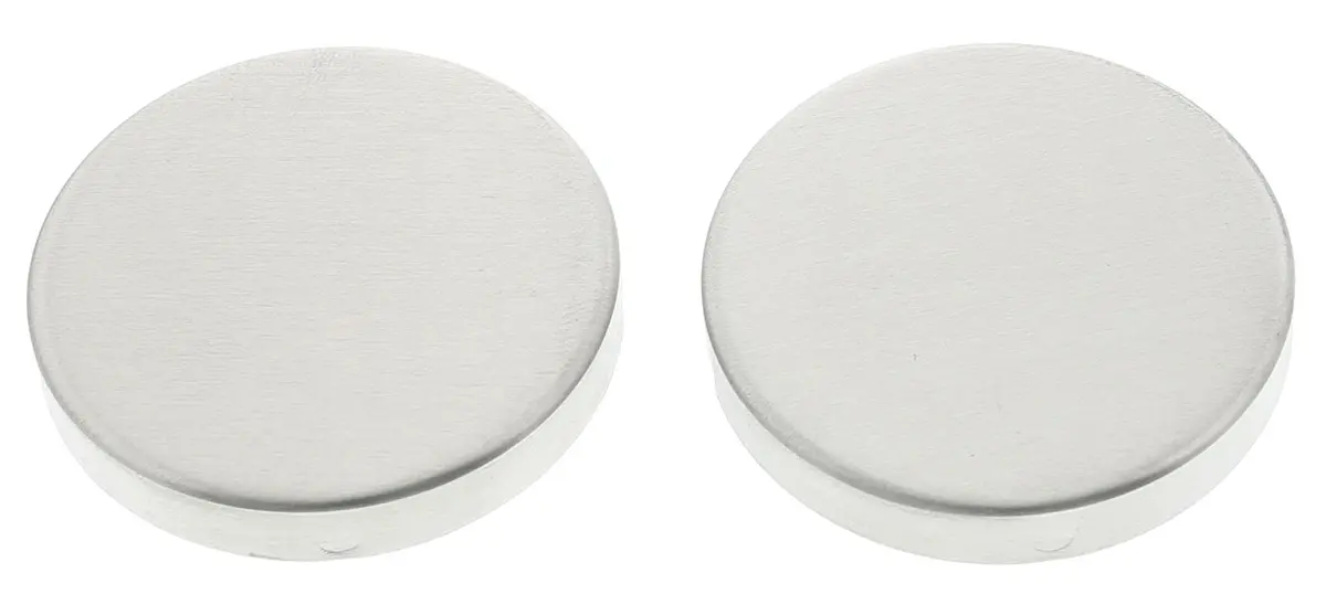 Produktfoto 1 von Briton Edelstahl Edelstahl blanko Abdeckrosette, L 135 mm B 52 mm