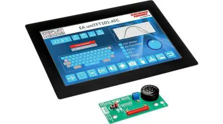 Produktfoto 1 von Display Visions 10.1 Zoll Anzeigetafel, LCD Anzeigemodul EA QUICKuniTFT PCAP touch panel