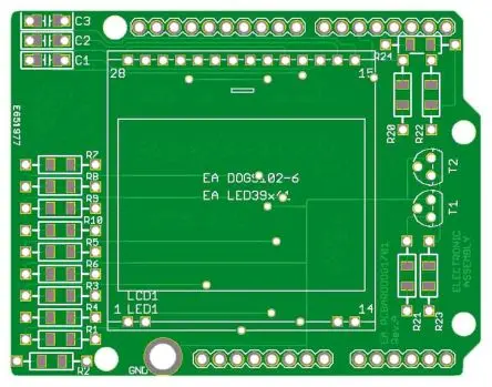 Produktfoto 1 von Display Visions zum Einsatz mit Arduino-Platine, DOG-Anzeige