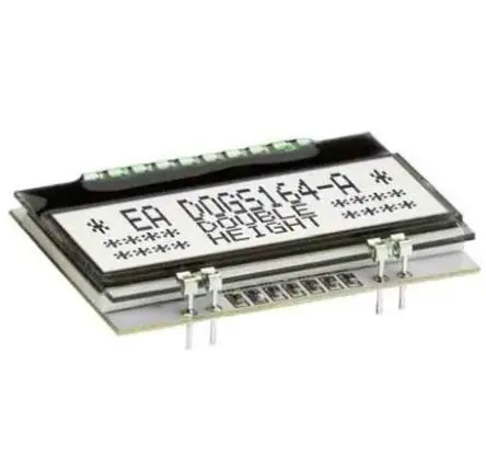 Produktfoto 1 von Display Visions EA DOG Monochrom LCD, LCD LED Weiß 4 x 16, Hintergrund Grau, I2C/SPI Interface