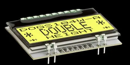 Produktfoto 1 von Display Visions EA DOG Monochrom LCD, LCD LED 4 x 10, I2C/SPI Interface