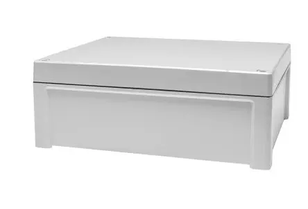 Produktfoto 1 von RS PRO; Universalgehäuse; Polycarbonat; Grau; IK07, IK08 IP65 Breite 239 mm Höhe 107 mm Länge 289 mm