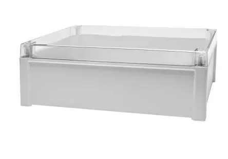 Produktfoto 1 von RS PRO; Universalgehäuse; Polycarbonat; Grau; IK08, IK07 IP65 Breite 289 mm Höhe 117 mm Länge 344 mm