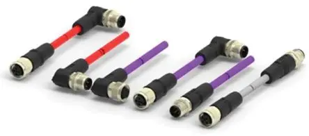 Produktfoto 1 von TE Connectivity M12, 5-polig Buskabel, M12 5 / M12, Länge 1 m