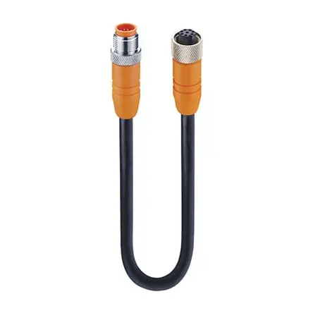 Produktfoto 1 von Lumberg RSTS, 8-polig Sensor-Betätigungselementkabel, Gerade Stecker 8 / Gerade Buchse, Länge 600 mm