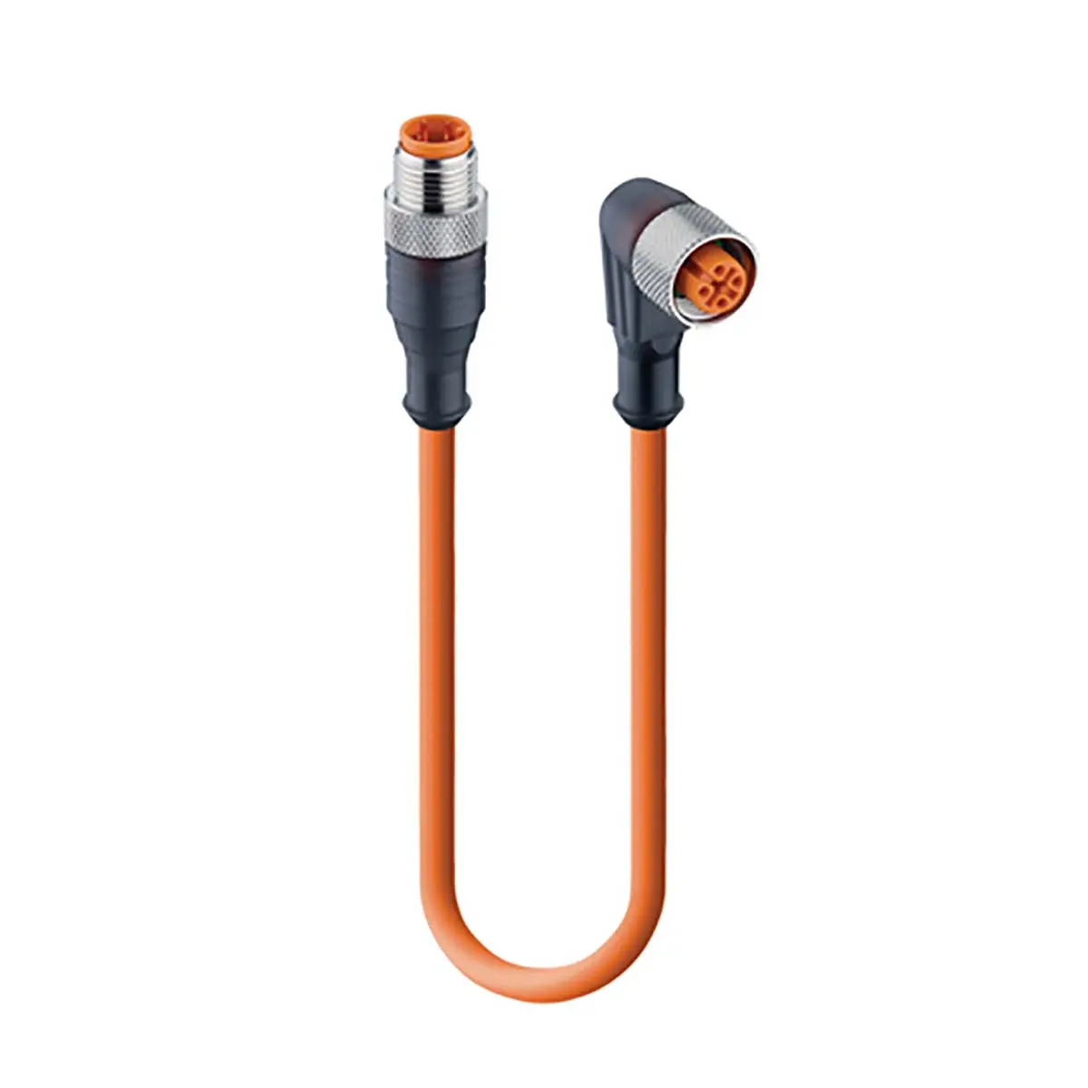 Produktfoto 1 von Lumberg RST 4-RKWT/LED P 4-251, 4-polig Sensor-Betätigungselementkabel, Gerade Stecker 4 / M12 Buchse, Länge 3 m
