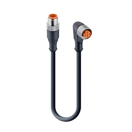 Produktfoto 1 von Lumberg RST, 5-polig Sensor-Betätigungselementkabel, Gerade Stecker / M12 Buchse, Länge 1 m