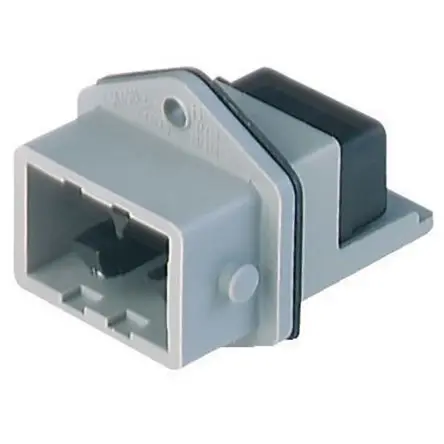 Produktfoto 1 von Hirschmann ST Leistungssteckverbinder Grau 5P+PE, 400V Gerade IP54 10A