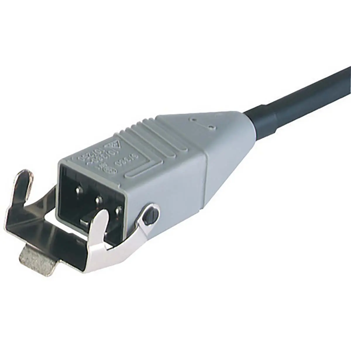 Produktfoto 1 von Hirschmann Netzkabel, A Stecker gerade, B Nicht abgeschlossen, 1 m Grau Ethylen-Propylen-Dien-Monomer, 400 V ac, 230 V
