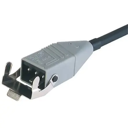 Produktfoto 1 von Hirschmann Netzkabel, A Stecker gerade, B Nicht abgeschlossen, 1 m Grau Ethylen-Propylen-Dien-Monomer, 400 V ac, 230V dc