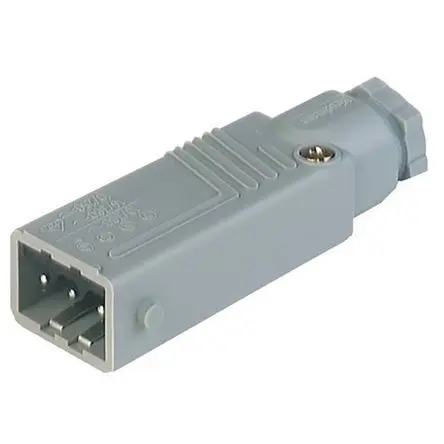 Produktfoto 1 von Hirschmann ST Leistungssteckverbinder Grau 3P+PE, 230V, 400 V, Kabel Gerade IP54 16A
