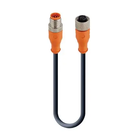 Produktfoto 1 von Lumberg RST 8-RKT 8-6-337, 6-polig Sensor-Betätigungselementkabel, Gerade Stecker 8 / Gerade Buchse, Länge 5 m