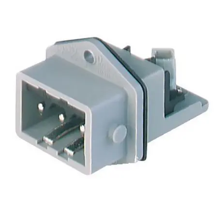 Produktfoto 1 von Hirschmann ST Leistungssteckverbinder Grau 3P+PE, 400V Gerade IP54 16A