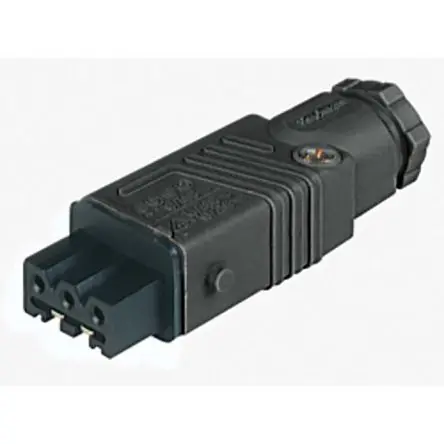 Produktfoto 1 von Hirschmann ST Leistungssteckverbinder Schwarz, 400V 3P+E / 16A, Kabel IP54