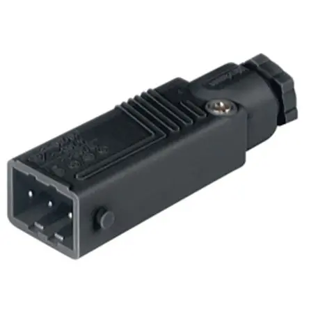 Produktfoto 1 von Hirschmann ST Leistungssteckverbinder Schwarz 3P+PE, 230V, 400 V, Kabel Gerade IP54 16A