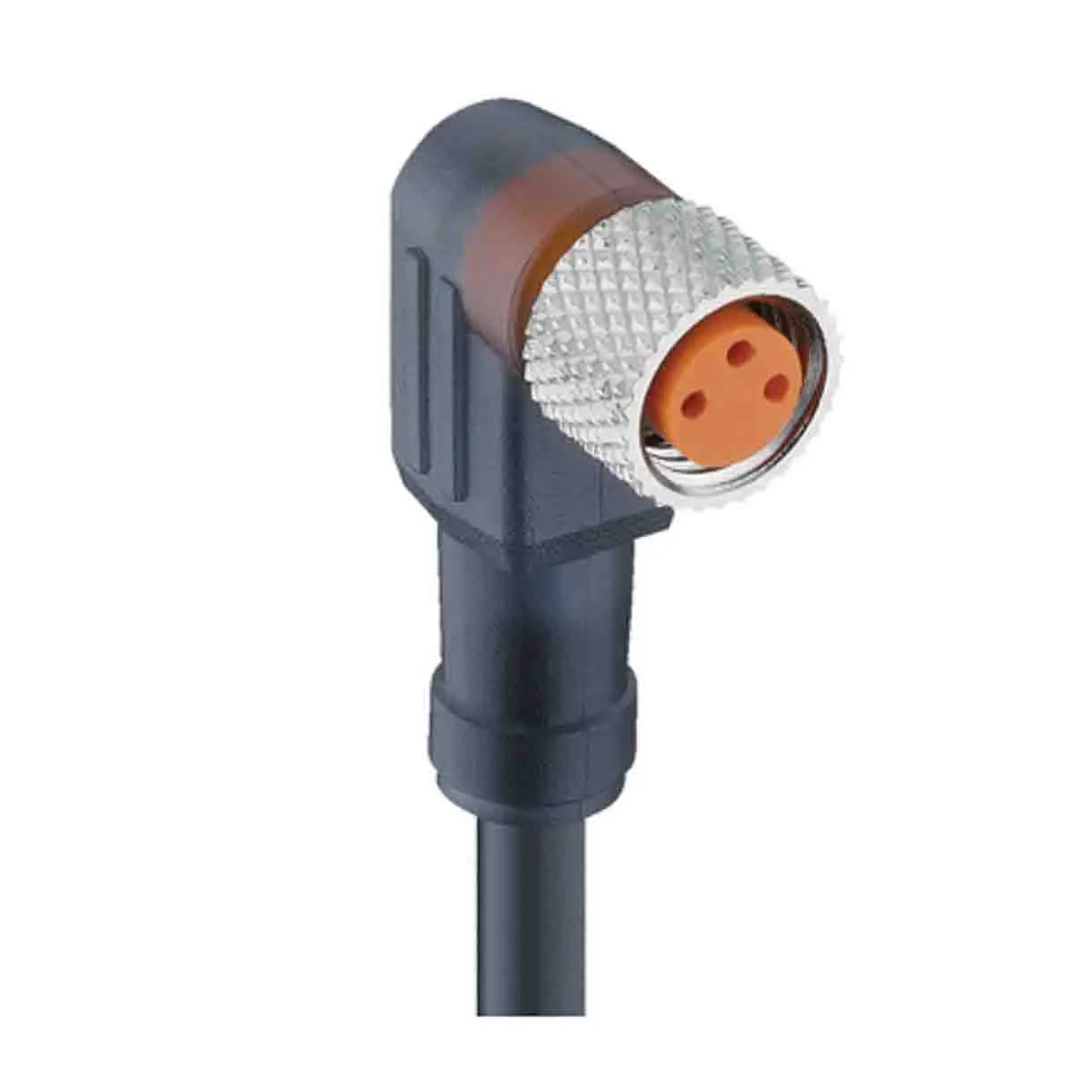 Produktfoto 1 von Lumberg RKMWV/LED, 3-polig Sensor-Betätigungselementkabel, Rechtwinklig Buchse / Nicht abgeschlossen