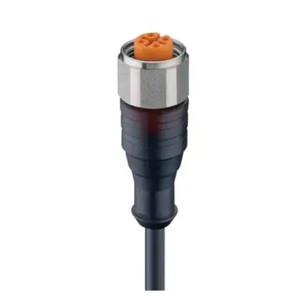 Produktfoto 1 von Lumberg M12, 4-polig Sensor-Betätigungselementkabel, Gerade Buchse / Nicht abgeschlossen, Länge 300 mm
