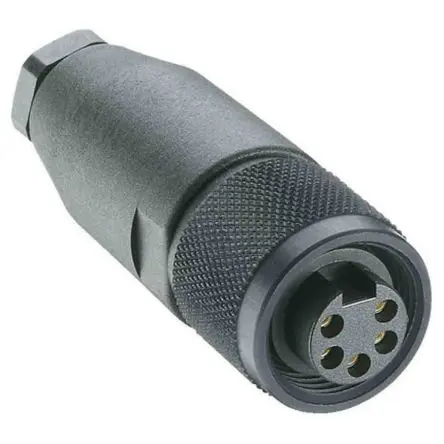 Produktfoto 1 von Lumberg Automation RKC 7/8 in Rundsteckverbinder Buchse 5-polig Buchse 9A Kabel IP67