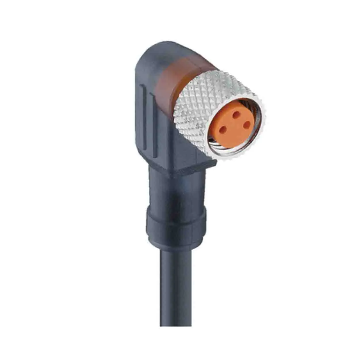 Produktfoto 1 von Lumberg RKMWV, 3-polig Sensor-Betätigungselementkabel, Rechtwinklig Buchse / Nicht abgeschlossen Buchse