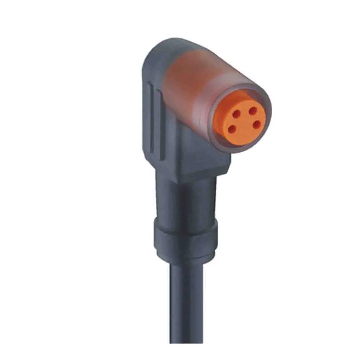 Produktfoto 1 von Lumberg RKMW 4-329, 4-polig Sensor-Betätigungselementkabel, M8, Rechtwinklig Buchse / Nicht abgeschlossen, Länge 5 m