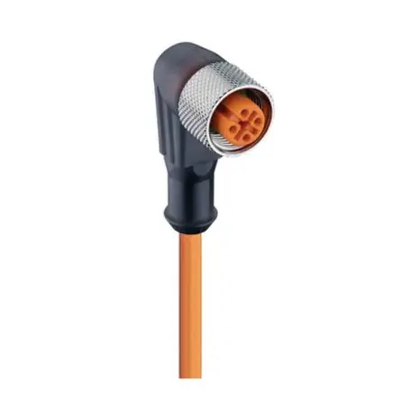 Produktfoto 1 von Lumberg RKWT/LED A 4-3-06, 4-polig Sensor-Betätigungselementkabel, Rechtwinklig Buchse / Freies Ende Nicht