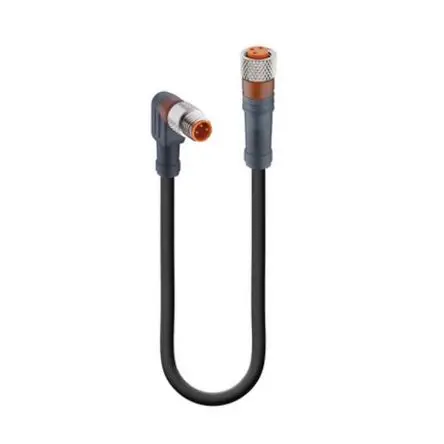Lumberg RSMWV-RKMV, 3-polig Sensor-Betätigungselementkabel, Rechtwinklig Stecker 3 / Gerade Buchse, Länge 1 m