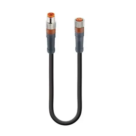 Lumberg RSMV-RKMV, 3-polig Sensor-Betätigungselementkabel, Gerade Stecker 3 / Gerade Buchse, Länge 4 m