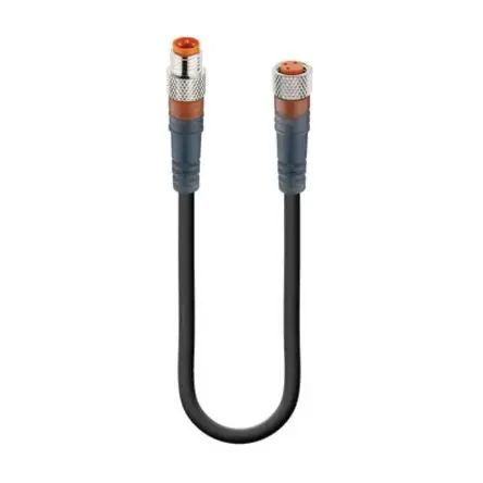Produktfoto 1 von Lumberg RSMVK-RKMVK, 3-polig Sensor-Betätigungselementkabel, Gerade Stecker 3 / Gerade Buchse, Länge 5 m