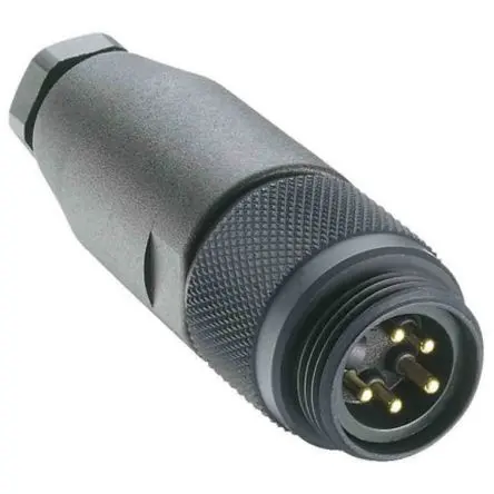 Produktfoto 1 von Lumberg Automation RSC 7/8 in Rundsteckverbinder Stecker 5-polig Stecker 9A Kabel IP67
