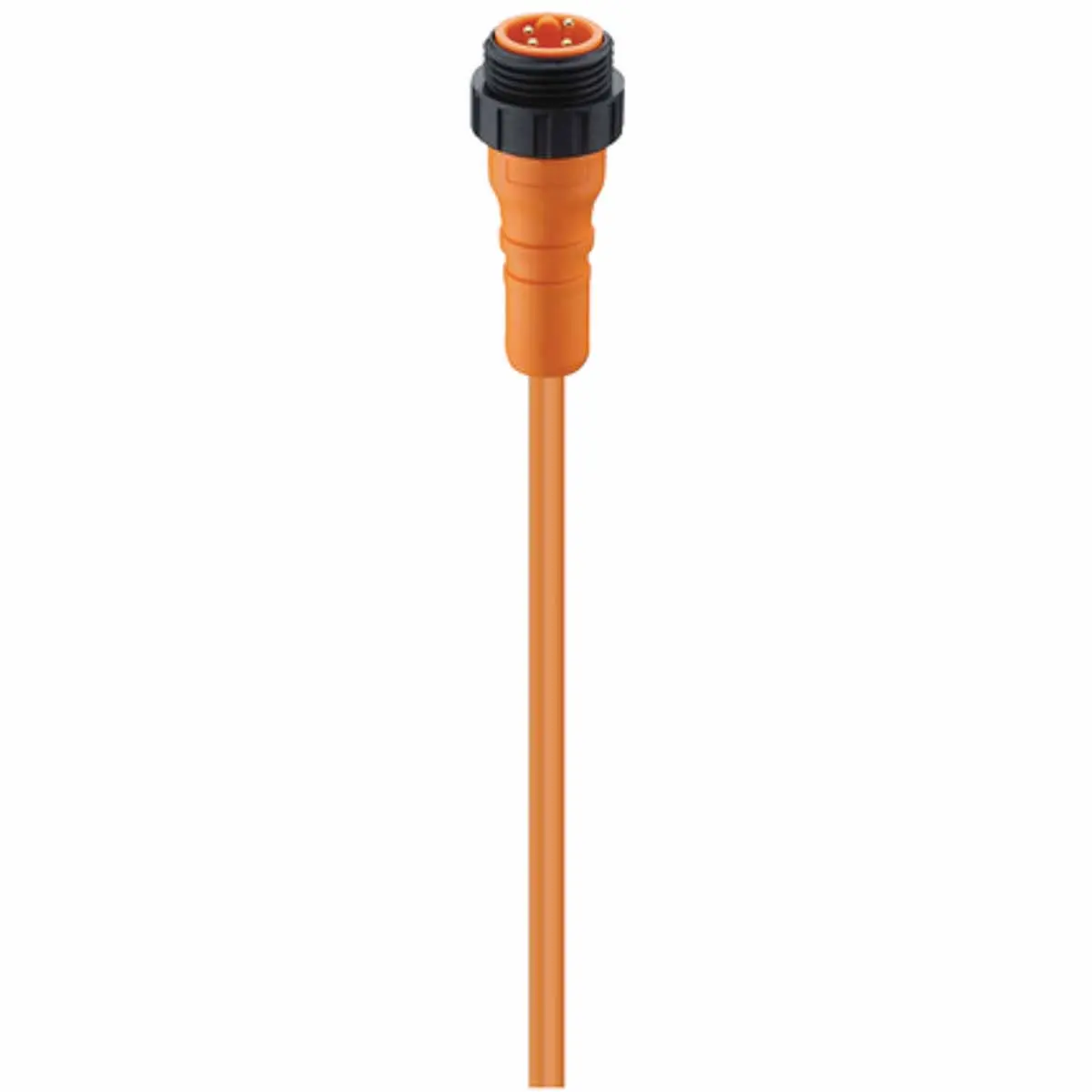 Produktfoto 1 von Lumberg RS 40-02, 24-polig Sensor-Betätigungselementkabel, 7/8 Zoll Rund, Gerade Stecker / Nicht abgeschlossen