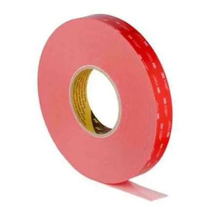 Produktfoto 1 von 3M LSE-060WF VHB LSE Acrylschaum Schaumstoff Klebeband doppelseitig, Weiß, Stärke 0.6 mm, 12.0mm x 33 m, 3N/cm