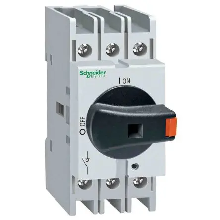 Produktfoto 1 von Schneider Electric VLS3P Trennschalter 3-polig DIN-Hutschiene 25A 22 kW Grau IP20 3-phasig