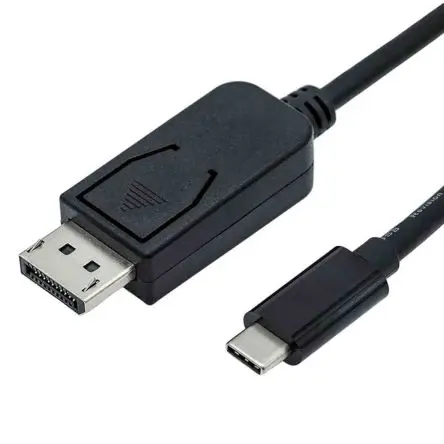 Produktfoto 1 von Roline, Stecker DisplayPort-Kabel A USB Typ C B USB Typ C - Stecker, 2 m