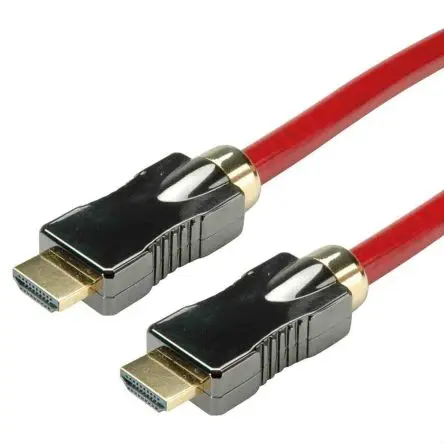 Produktfoto 1 von Roline High-Speed HDMI-Kabel A HDMI Stecker B HDMI Stecker, 1 m, Schwarz