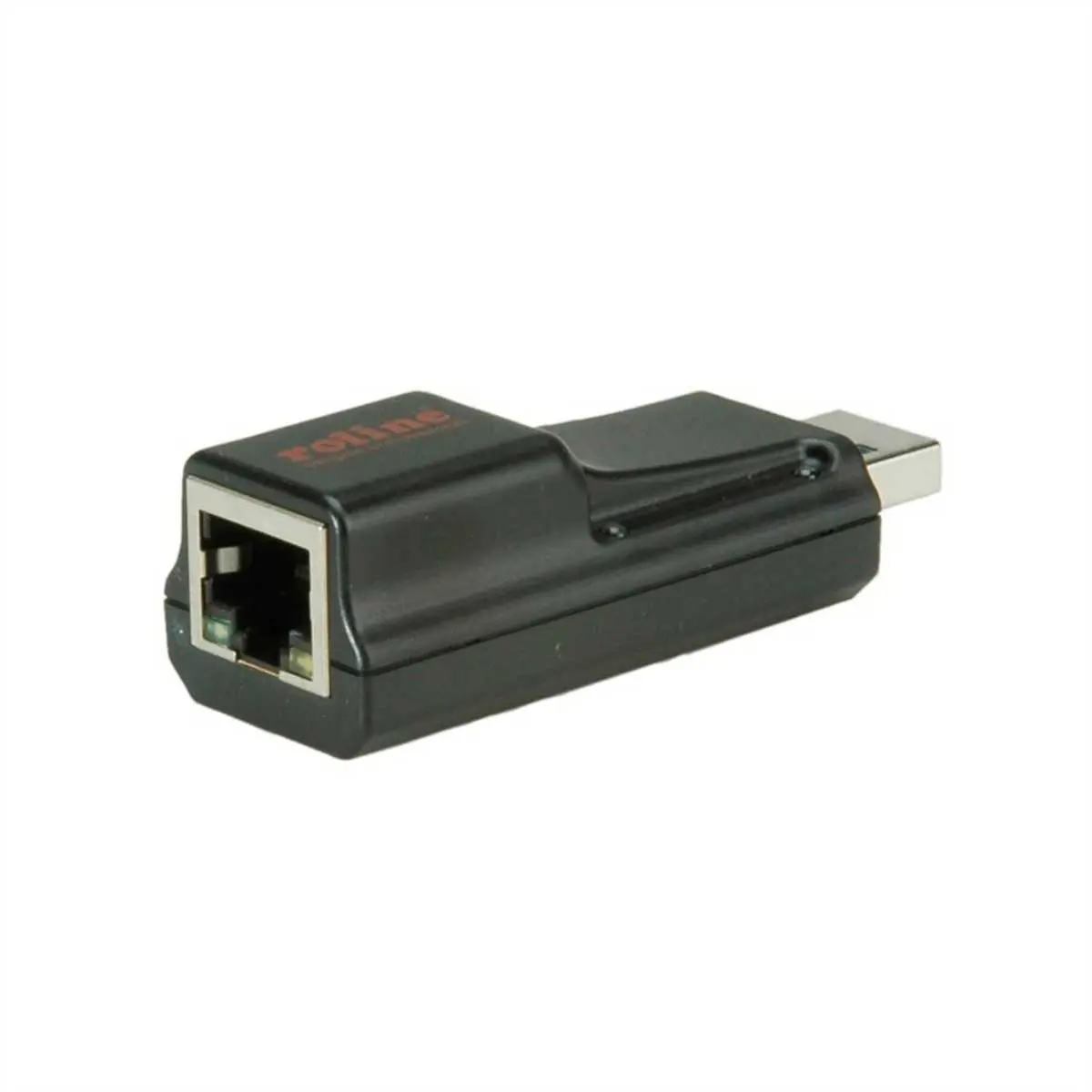 Produktfoto 1 von Roline USB-Netzwerkadapter USB 3.2 Schwarz 5Gbps