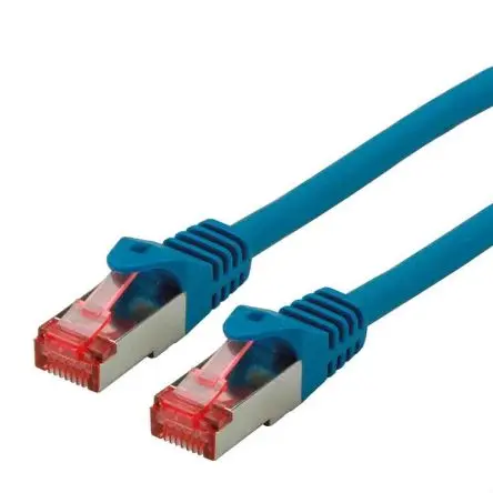 Produktfoto 1 von Roline Kat. 6 Ethernet-Kabel, 5 m, Blau 8 Abgeschirmt Geschirmt, Aussen ø 6.2 mm Außen-ø , Raucharm halogenfrei